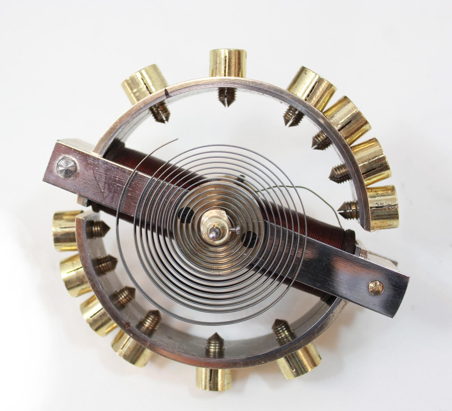 EU003 Colleted Eureka clock hairspring Carlton Clocks