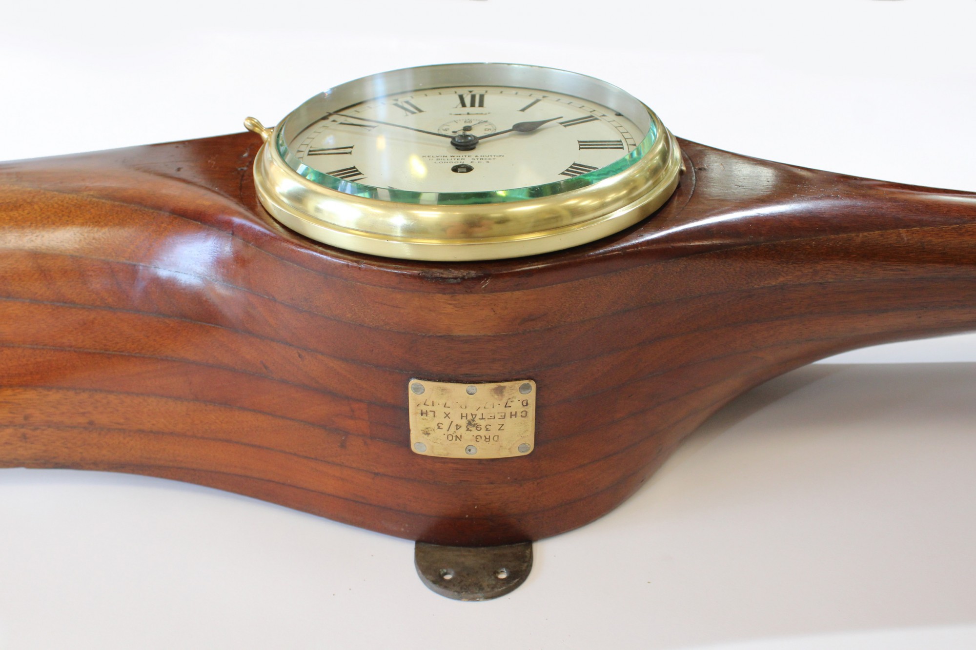 1930s Wooden Propeller Clock Carlton Clocks