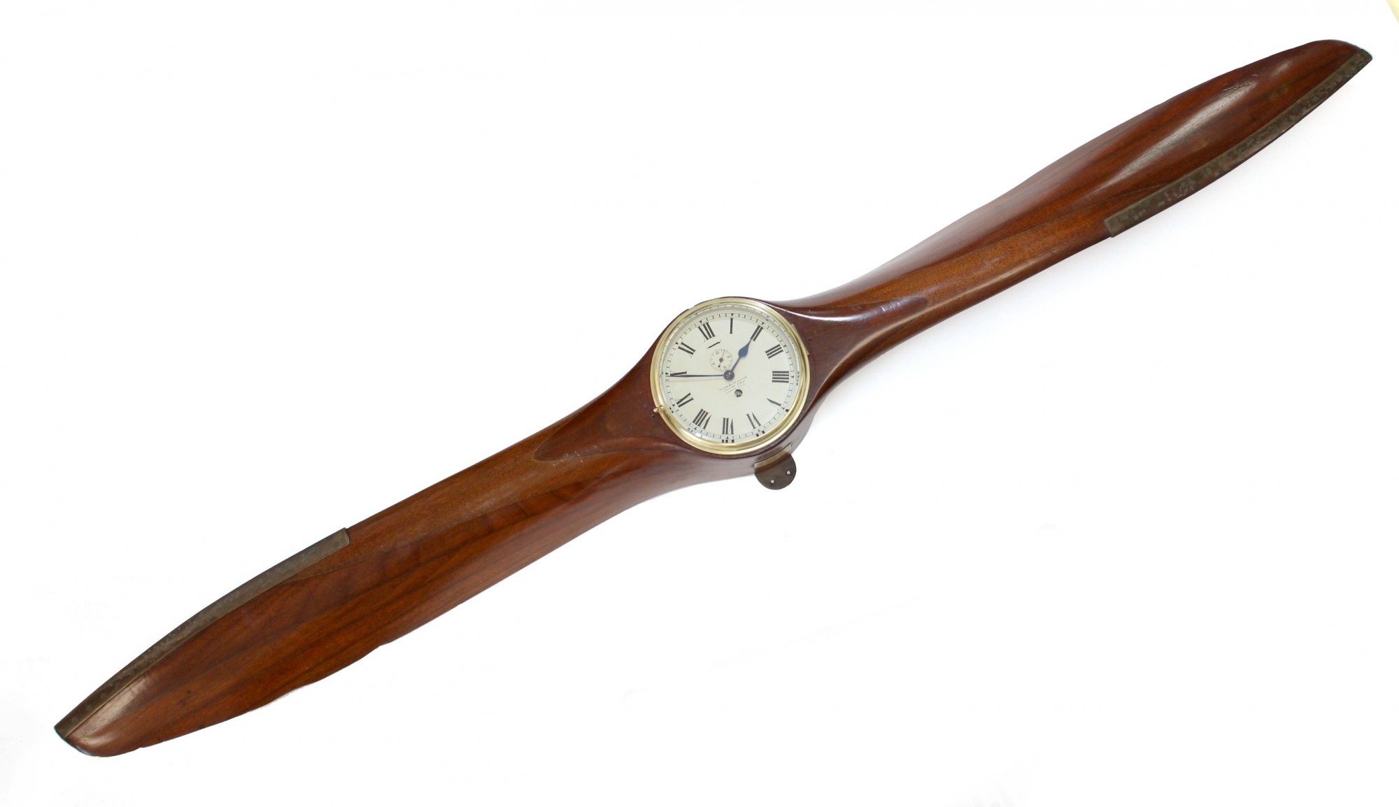 1930s Wooden Propeller Clock Carlton Clocks