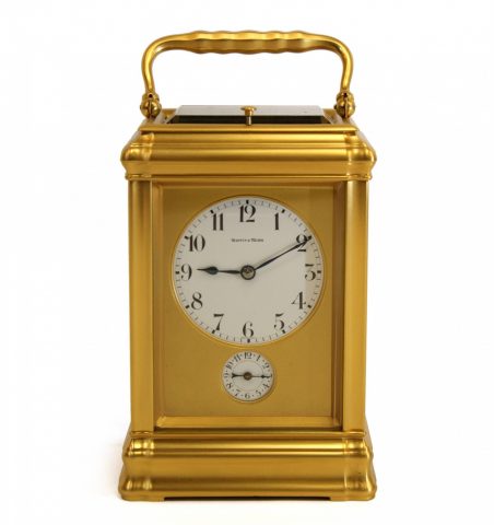 Grande sonnerie carriage clock