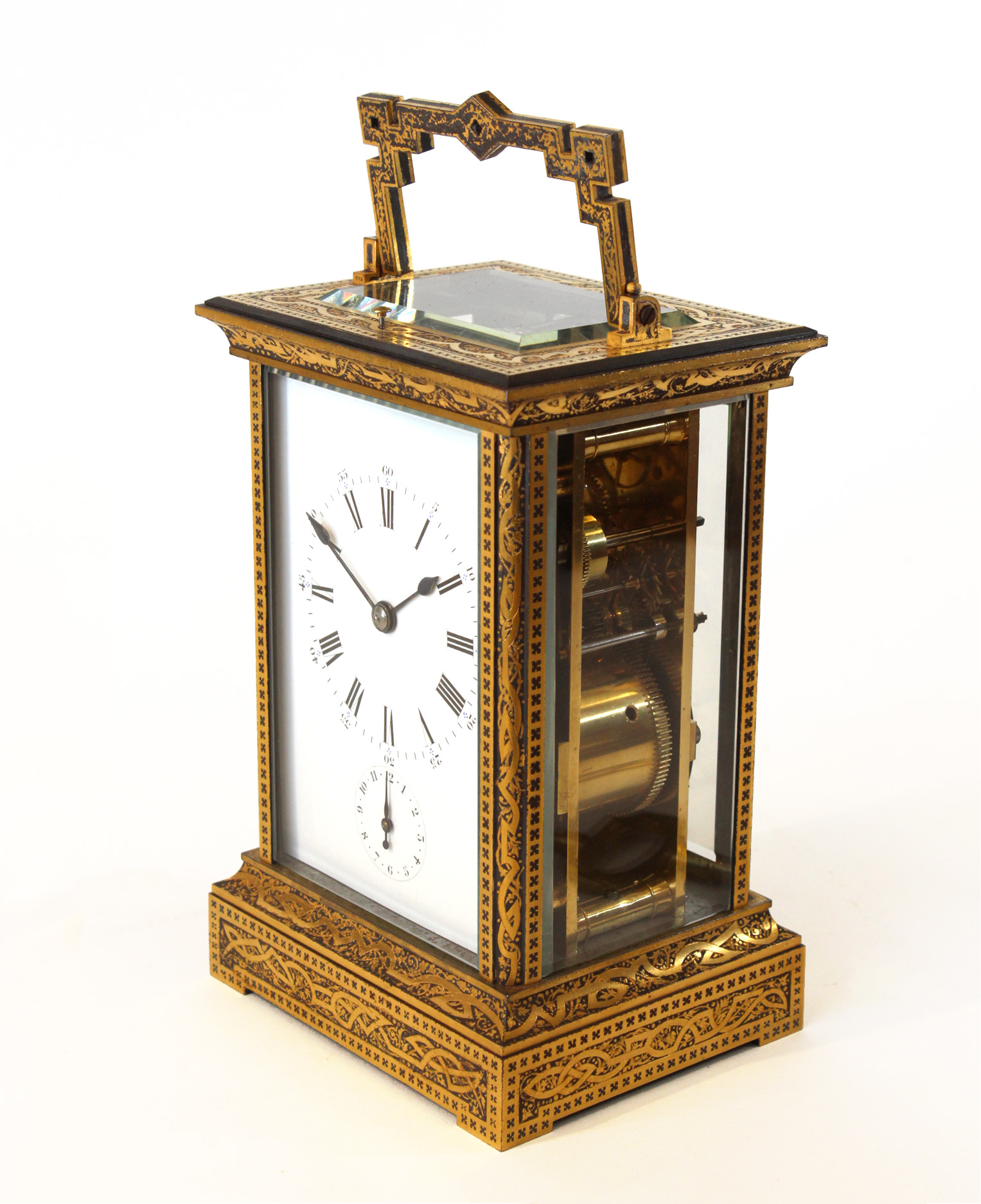 Extremely rare French Giant Carriage Clock Carlton Clocks
