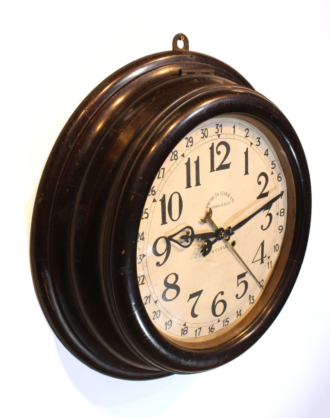Very large striking Wall Clock, American Carlton Clocks