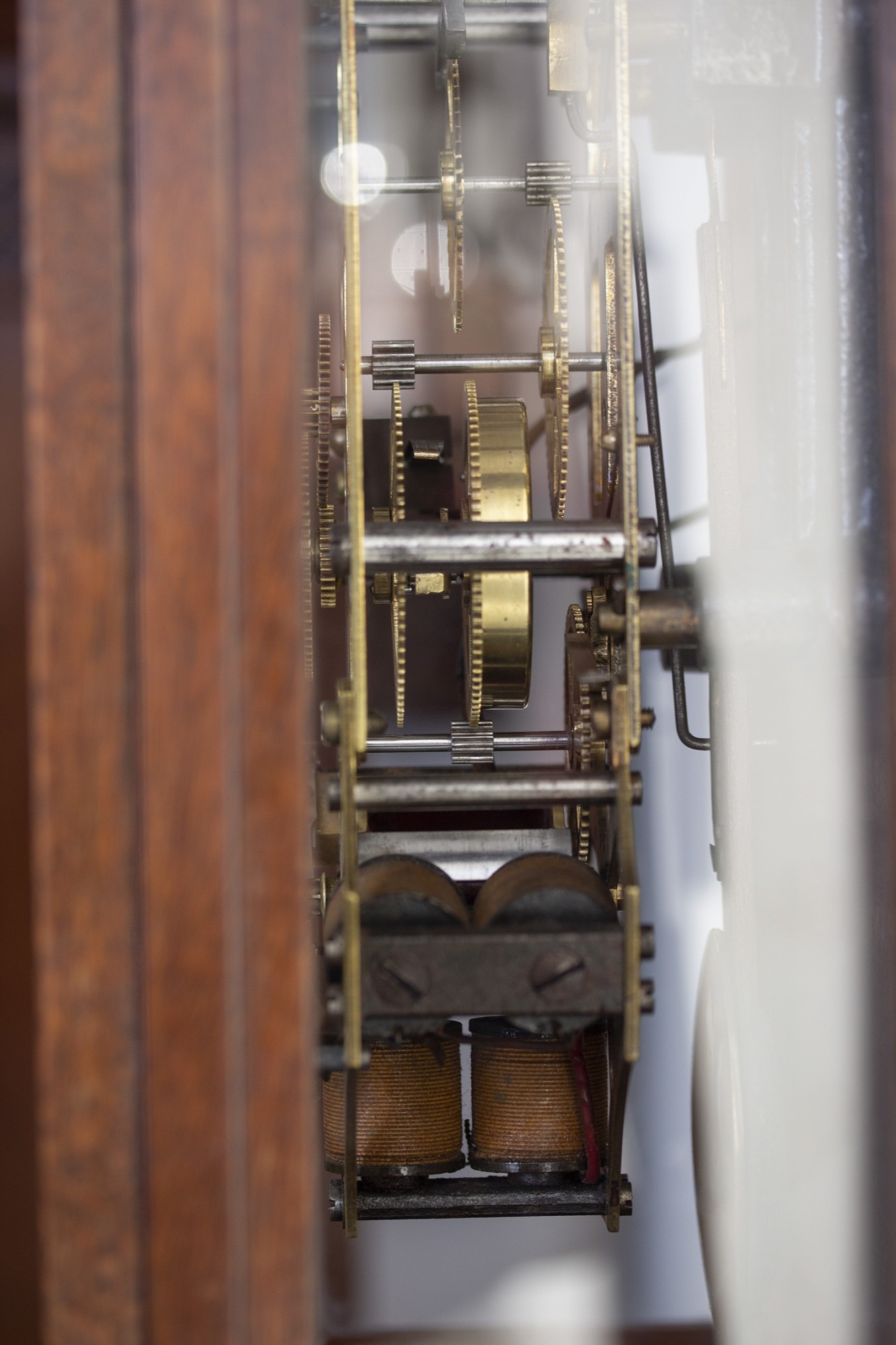 Early Electric clock, Self Winding Clock Company Carlton Clocks