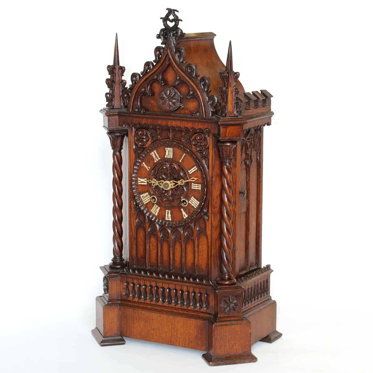 1860s Beha Cuckoo Clock, Black Forest Carlton Clocks