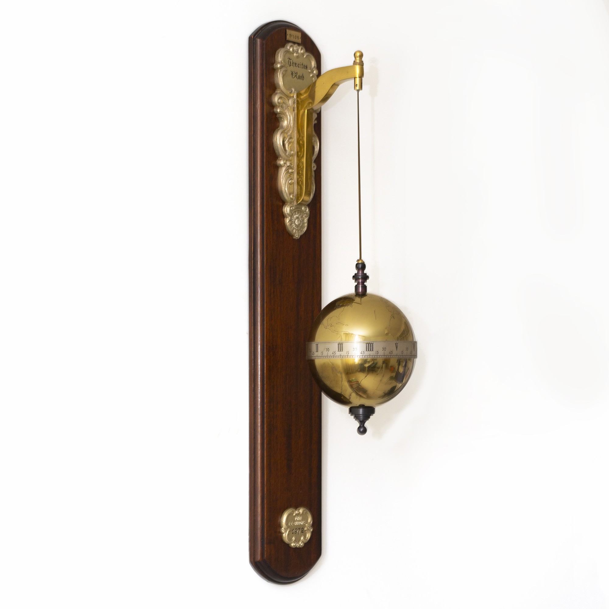1970s Mystery Falling Ball gravity clock Carlton Clocks