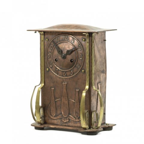 Arts-and-Crafts-copper-clock