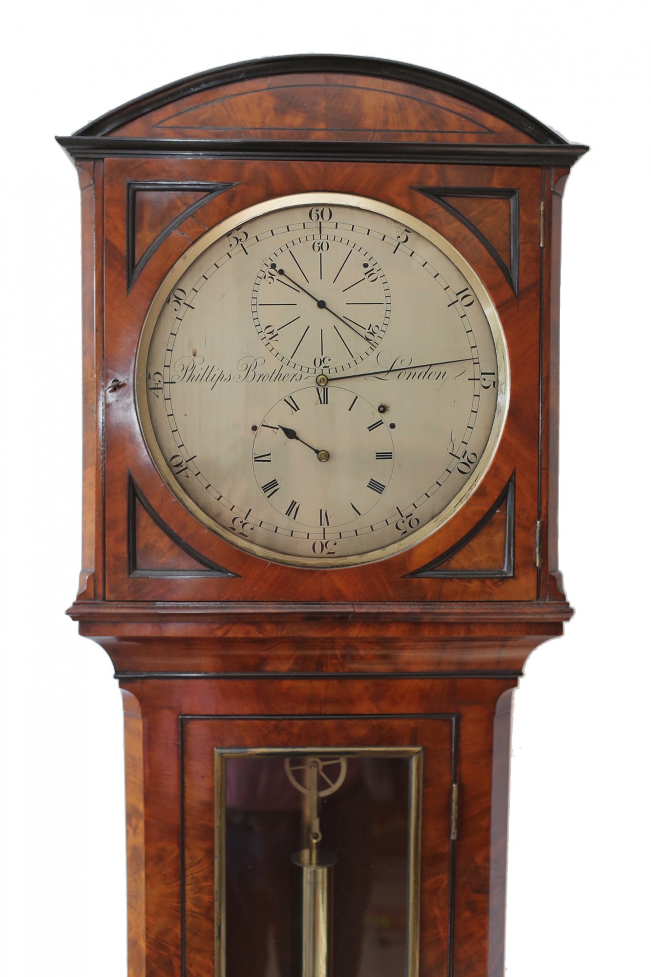 Regulator Longcase clock by Phillips Brothers, London Carlton Clocks