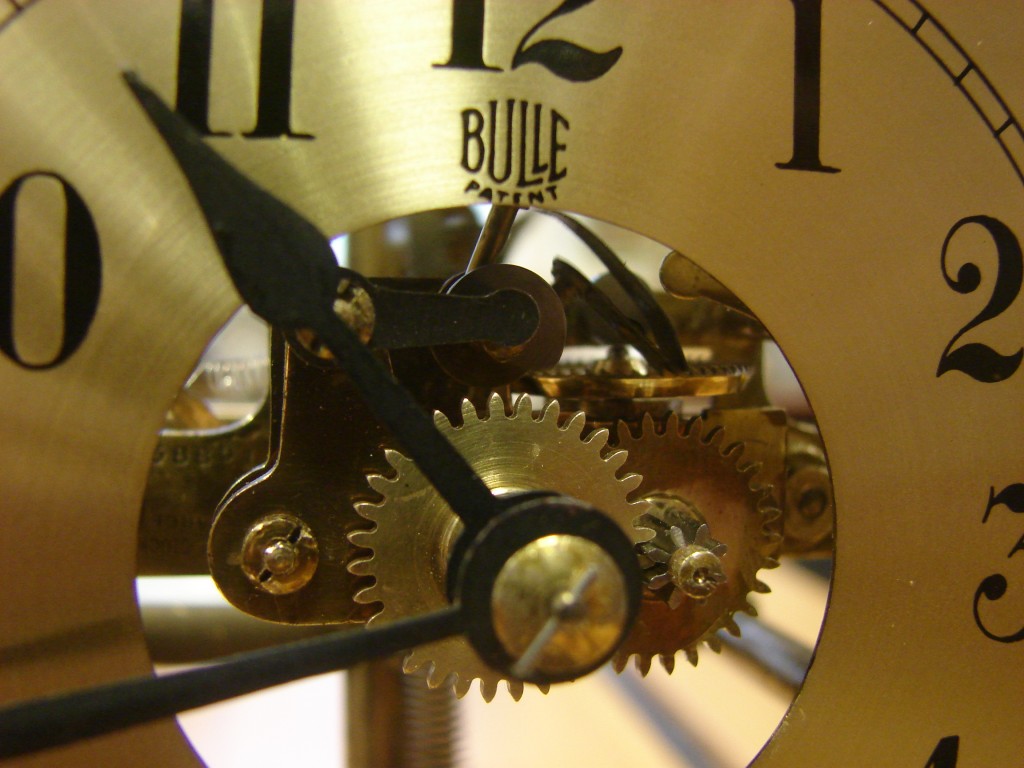 An Early 1930s Electrical Bulle Four-Glass Mantel Clock - Carlton Clocks