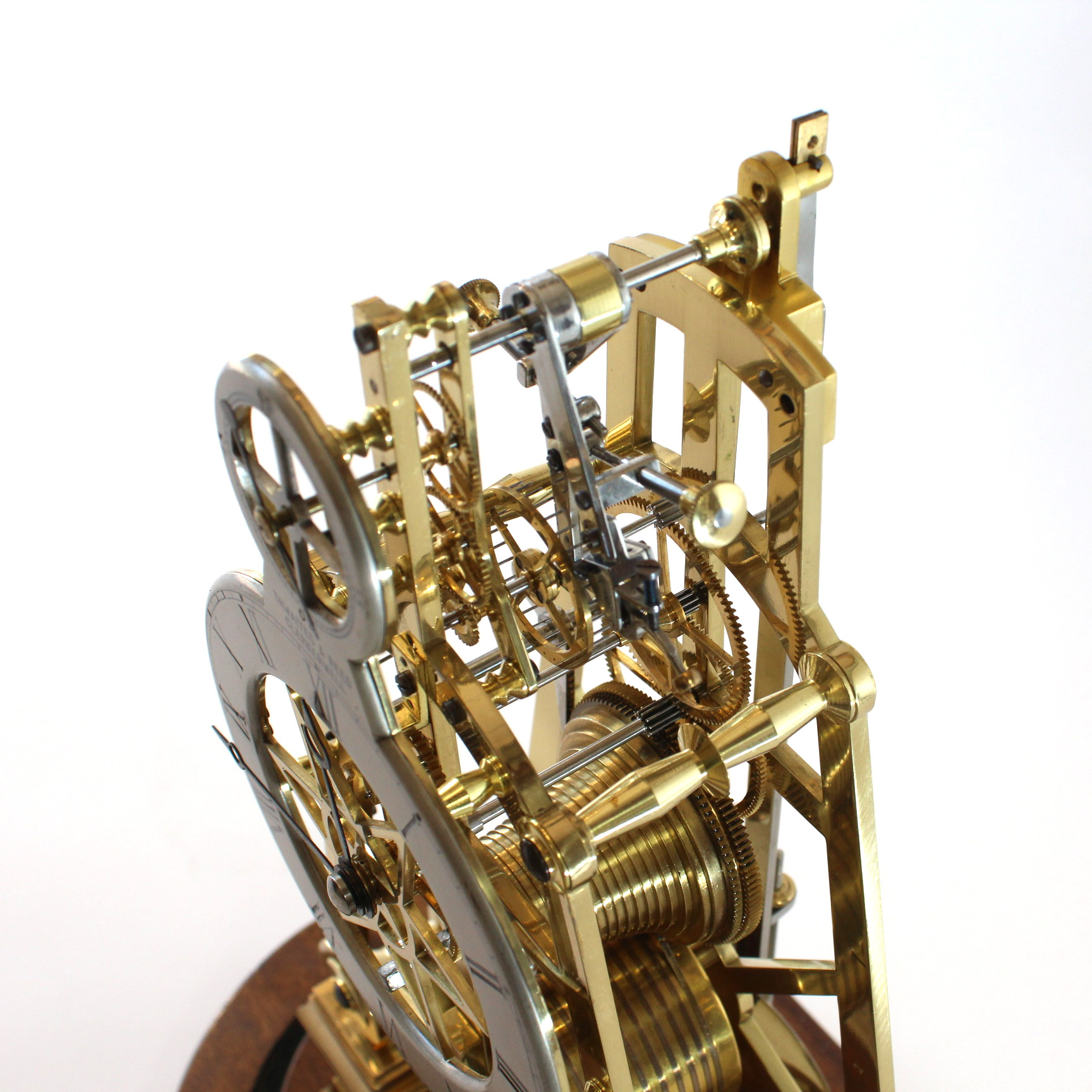 Skeleton Clock by Thwaites and Reed Carlton Clocks