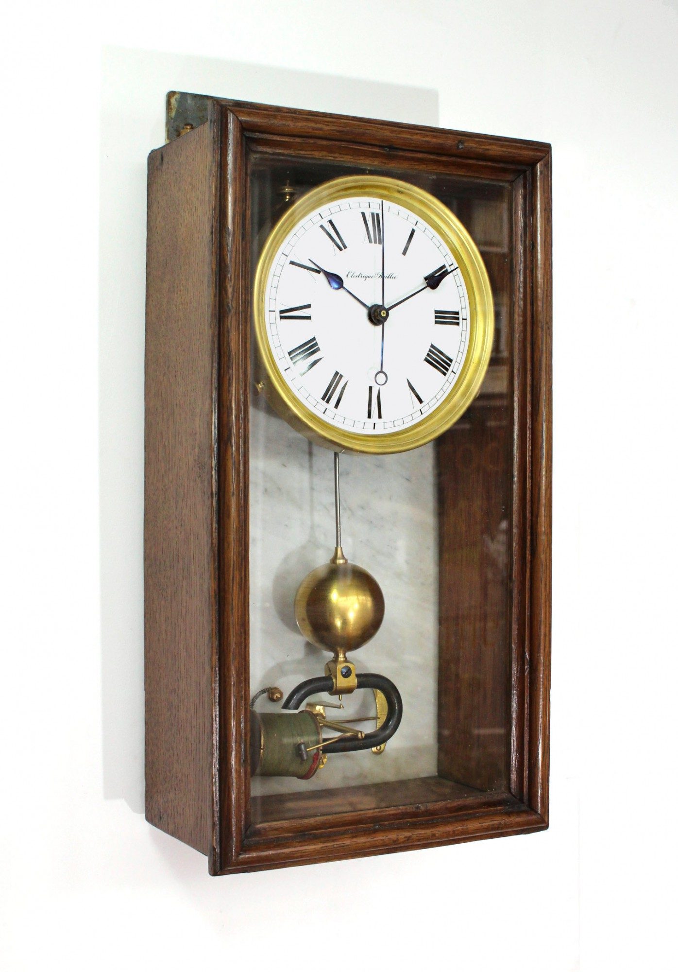 Early C20th wall clock by Brillié Carlton Clocks