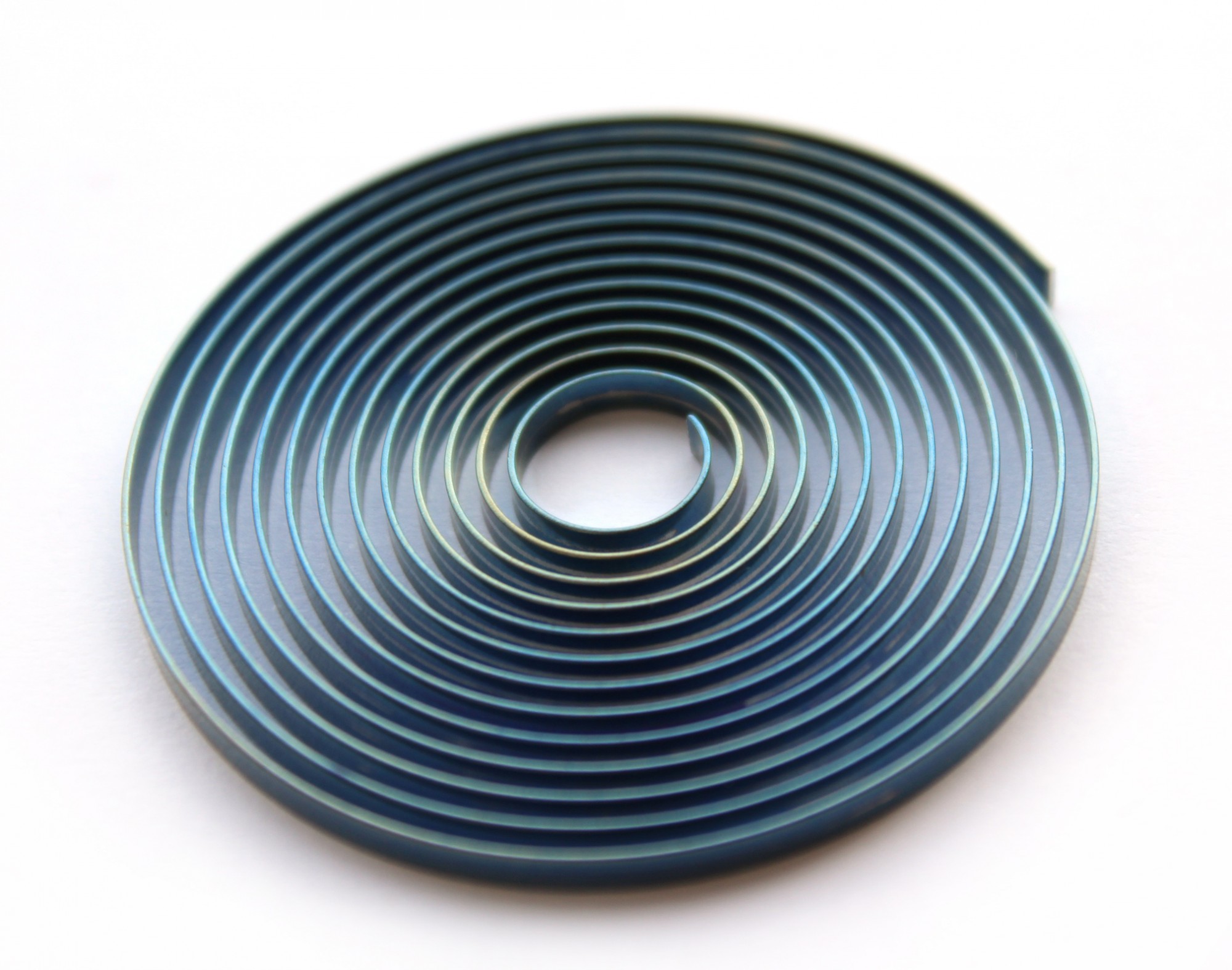 EU003 Colleted Eureka clock hairspring Carlton Clocks