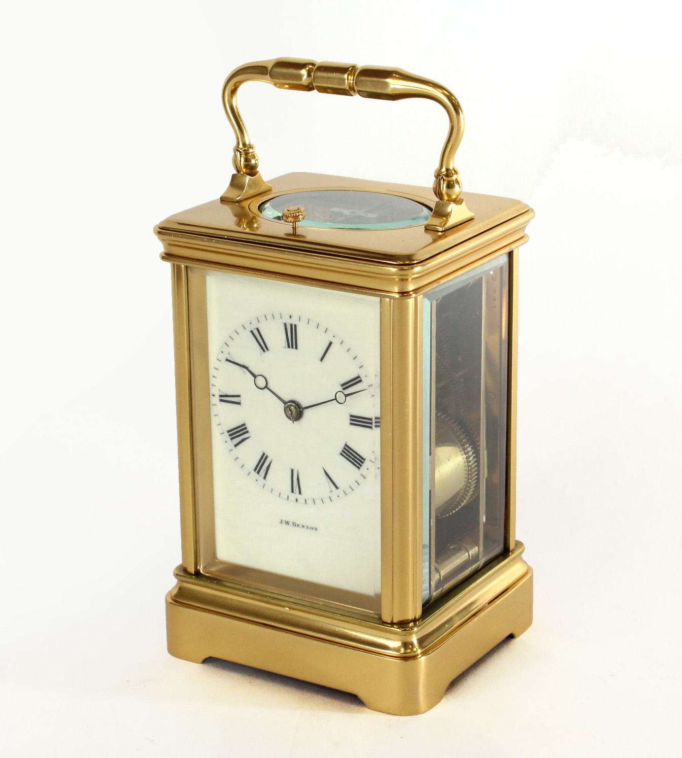 Striking repeating carriage clock by Drocourt - Carlton Clocks