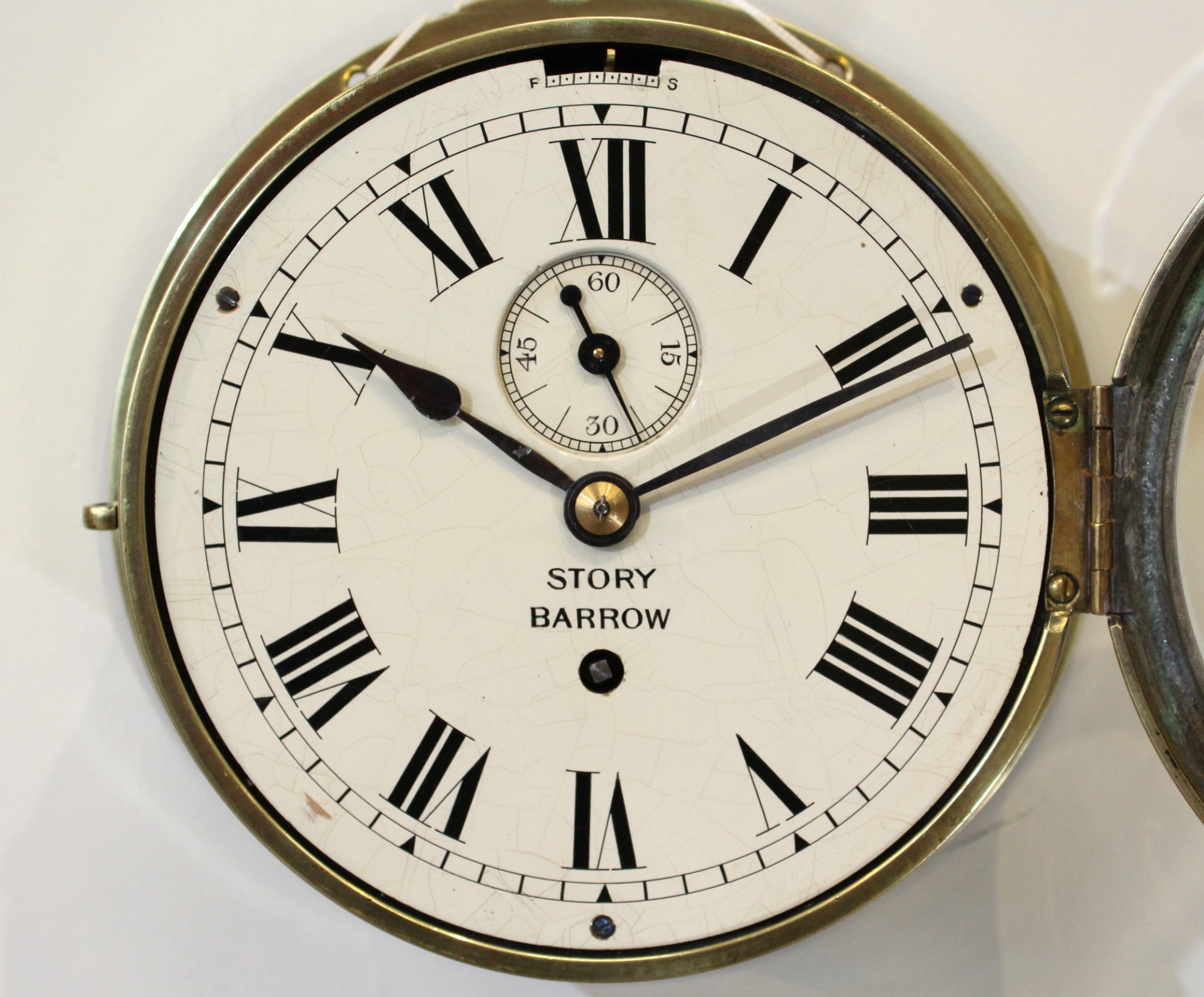 Antique Ships Clock Timepiece Carlton Clocks