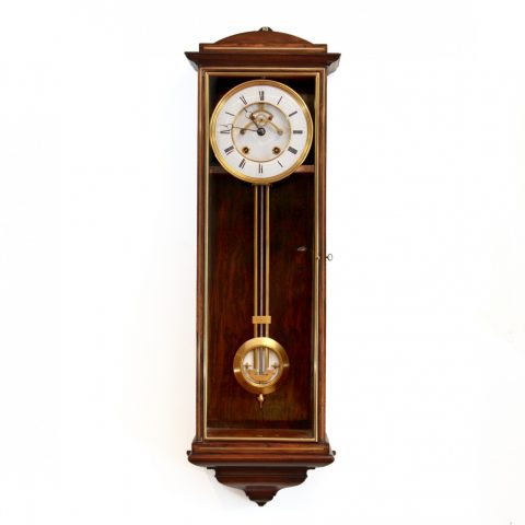 Rosewood-wall-clock-regulator