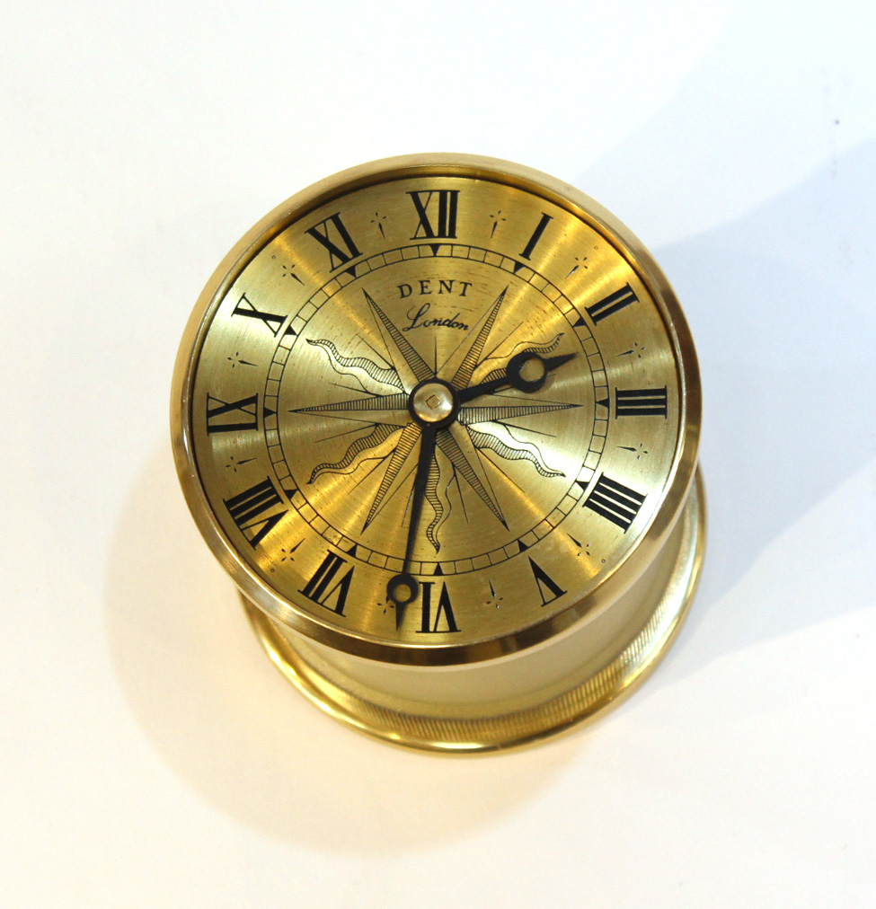 Small inclined plane gravity clock by Dent Carlton Clocks