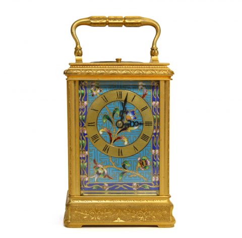 champleve-enamel-carriage-clock