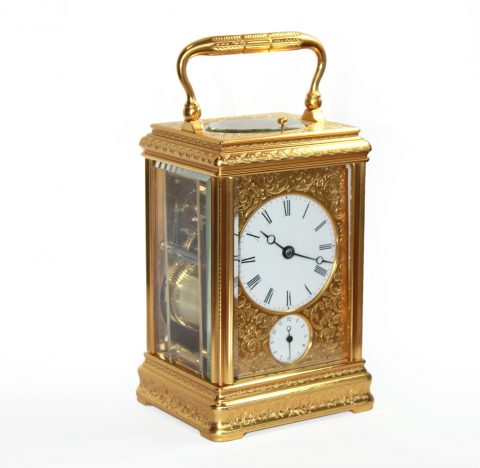 Engraved-carriage-clock-Drocourt