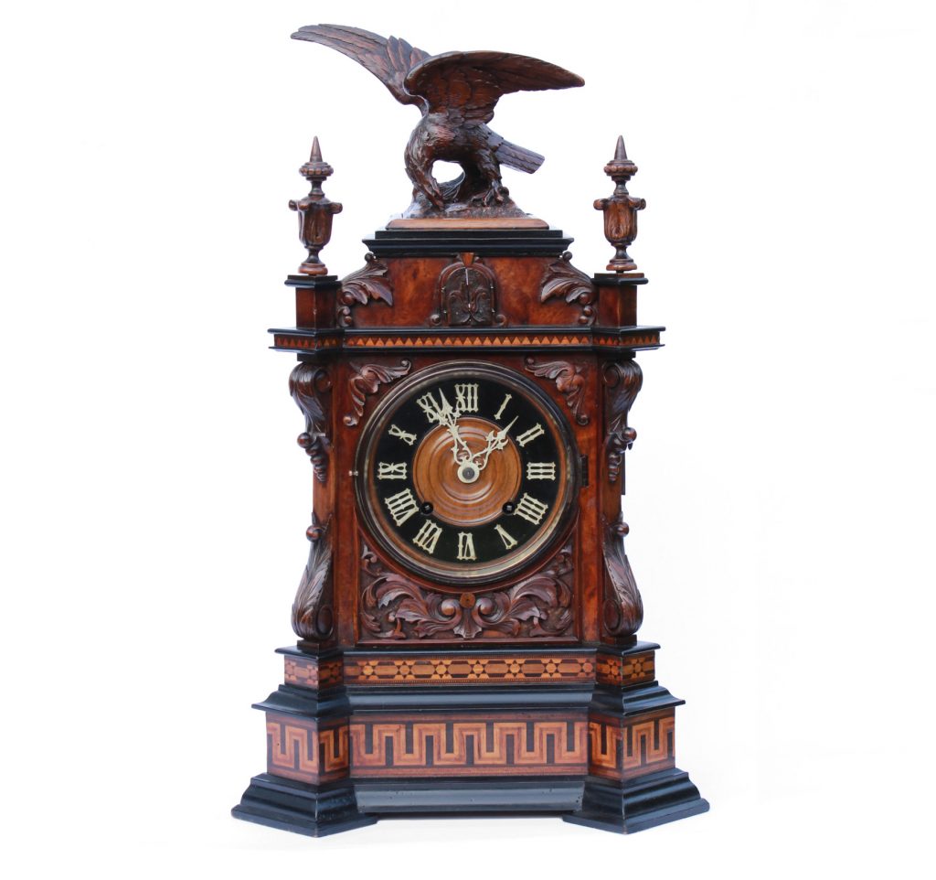 Beha double fusee Cuckoo Clock with Eagle mount Carlton Clocks