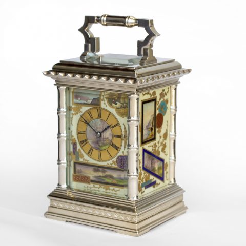 rench-silver-plated-carriage-clock-with-aesthetic-porcelain-panels