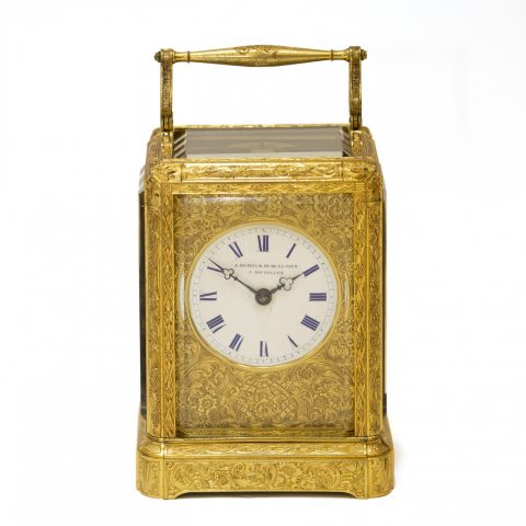 Garnier-engraved-carriage-clock
