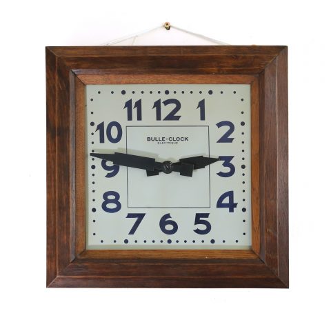square-oak-wall-clock