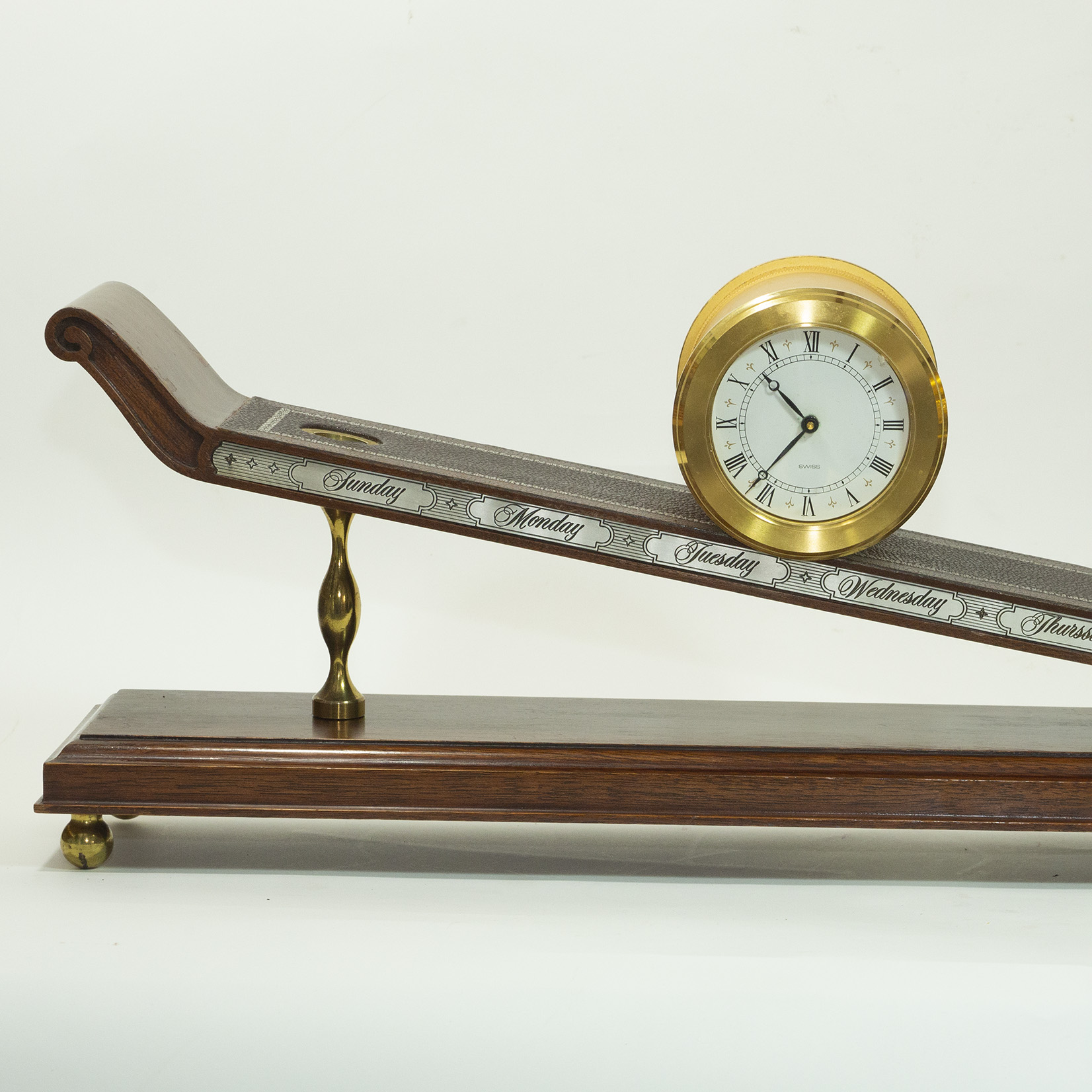 Swiss Inclined Plane Gravity clock Carlton Clocks